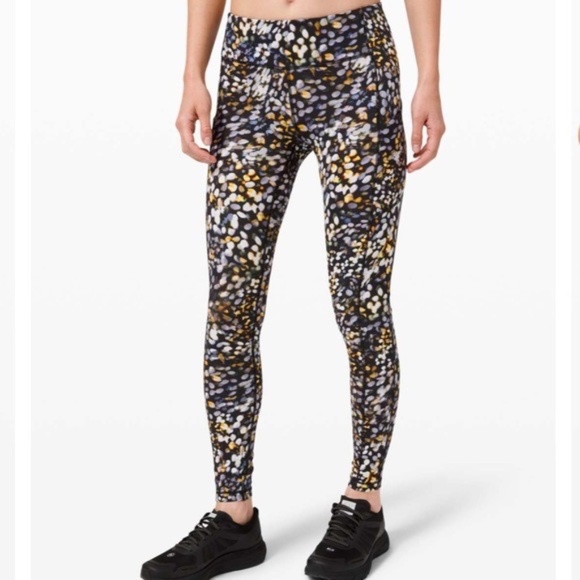lululemon athletica Pants - Lululemon Speed Up Tight 28" Full-On Luxtreme Metropolis Glow Size: 6